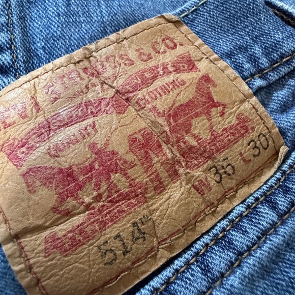 Levi’s 514 Jeans Men Size 36X30 Relaxed Fit - Picture 4 of 5